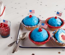 Layered Ice Cream Bombs