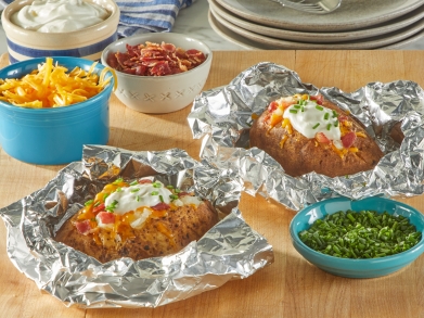 How to Bake Potatoes in the Oven with Foil